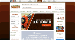 Desktop Screenshot of leafblowersdirect.com