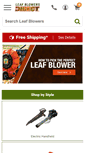 Mobile Screenshot of leafblowersdirect.com